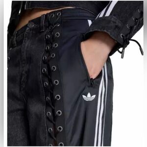 Adidas Black Firebird Jeans/track pants